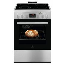 Электрическая плита Electrolux SteamBake RKR660203X 60см нержавеющая сталь c Anti Finger Print