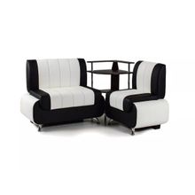 Бител Кухонный уголок Хилтон черный белый ID - 308454