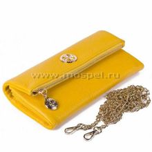 Кожаный клатч 9592 N.Polo Yellow