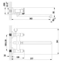 Смеситель Lemark plus Trend LM1851C универсальный