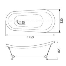 Акриловая ванна Gemy G9030 A