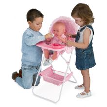 Набор кукольной мебели DECUEVAS TOYS 53223 Стульчик для кормления складной