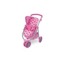 FEI LI TOYS Кукольная коляска трость 3-х колесные 54*39*65cm, розовый,  (в кор.6 шт.)
