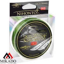 Плетеный шнур Mikado NIHONTO OCTA BRAID 0,12 green (150 м) - 8.90 кг.