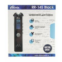 Диктофон RITMIX RR-145 4Gb Black