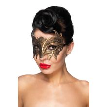 Золотистая карнавальная маска  Андромеда (золотистый)
