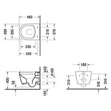 Унитаз подвесной Duravit ME by Starck 2530090000