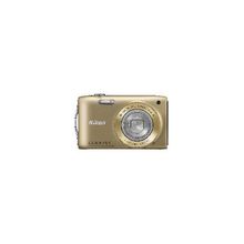 Цифровой фотоаппарат Nikon Coolpix S3300 Gold