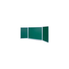 Зеленая трехстворчатая доска Pro Expert. 120 х 500, боковые створки - 120 х 125 см