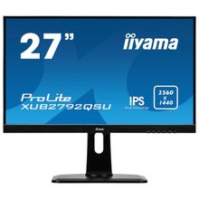 Монитор iiyama xub2792qsu-b1, 27" (2560x1440), ips, dvi, hdmi, dp