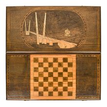 Нарды резные "Мост Русский"