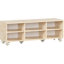 Алмаз. Любимый дом Александрия New Тумба под ТВ с 2 дверями (Кожа Ленто Рустика)