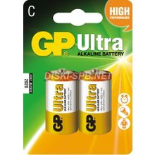 Батарейка щелочная C (LR14) GP Ultra Alkaline