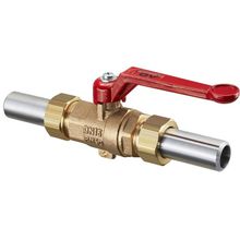 Шаровой кран Oventrop Optibal Ду 32 с прессовым соединением, PN 40, рычаг