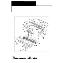 Накладка бампера заднего OEM (Nexia 08-)