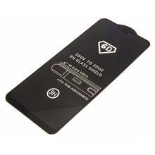 Защитное стекло 9H Black для Samsung A30 черное т у