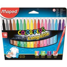 Фломастеры MAPED 845021 COLORPEPS 18шт