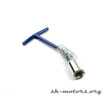 Ключ свечной шарнирный х16 с удлинителем 350 мм (Уни)