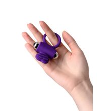 Фиолетовое виброкольцо с ресничками JOS PERY Фиолетовый