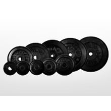 Диск обрезиненный Титан d 31 мм черные 10,0 кг