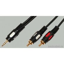 Аудио кабель Jack 3,5 - 2RCA Premier 5-134 2