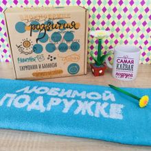 Набор любимой подружке: полотенце, кружка, ручка