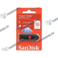 Накопитель USB flash 16ГБ SanDisk "Cruzer Glide", черный (USB2.0) [112707]