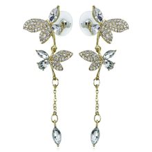 Длинные серьги "Бабочки" (арт. 81750-2)