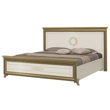 Мэри-Мебель Двуспальная кровать 1800 Версаль СВ-04Ш цвет слоновая кость ID - 292341