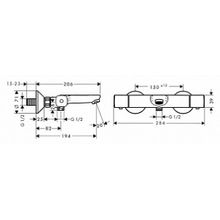 Термостат Hansgrohe Ecostat universal 13123000 для ванны с душем