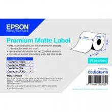 EPSON C33S045418 бумага самоклеющаяся матовая (76 мм) 88 г м2, 35 метров