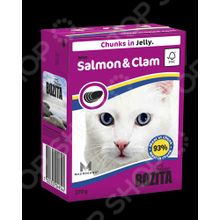 Bozita Chunks in Jelly with Salmon & Clam
