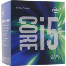 Процессор   CPU Intel Core i5-6400 BOX   2.7 GHz 4core SVGA HD  Graphics 530 1+6Mb 65W  LGA1151