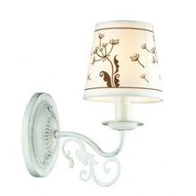 Бра декоративное ZINETTA белый зол.патина ткань E14 1*40W 220V 3205 1W