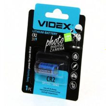 Батарейка CR 2 Videx Lithium, 1 шт, блистер