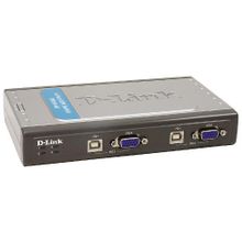 Переключатель KVM D-Link DKVM-4U 4 port USB with 2x cables