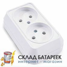 Розетка MAKEL 2-Я б з 45117 Белый BL1