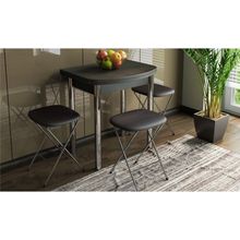 Трия Лион (мини) Стол обеденный с хромированными ножками