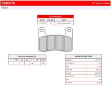 FERODO Тормозные колодки FERODO FDB2178XRAC