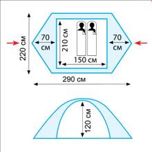Палатка Tramp Nishe 2 (V2)