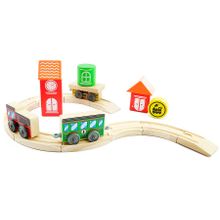 Мир Деревянных Игрушек Трасса Локомотив
