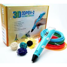 3D Pen-2 3D ручка с LCD дисплеем, голубой