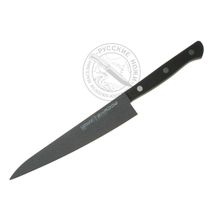 Нож кухонный SH-0023 "SAMURA SHADOW" универсальный, с покрытием, "BLACK FUSO", 150 ММ, AUS-8,G-10
