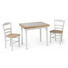 Стул 43D White   Wood Seat