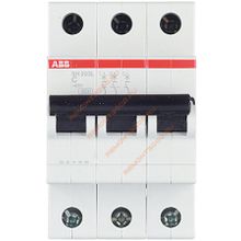 АББ SH203L автомат 3P 25А тип С 4,5кА   ABB SH203L выключатель автоматический 3P 25А хар-ка С 4,5кА