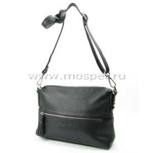Studio KSK Сумка женская с наружным карманом 3833 черная