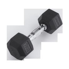 STARFIT Гантель обрезиненная DB-301 7 кг, черная