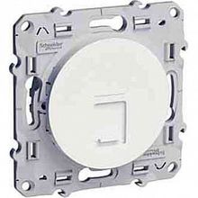 Розетка компьютерная 1xRJ45 Cat.6 ODACE, глянцевый |  код. S52R475 |  Schneider Electric