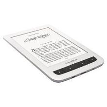 электронная книга PocketBook 626 Plus 6, E-ink Carta, 758x1024, 4Gb, 1000MHz, сенсор, подсветка, Wi-Fi, white, белая