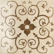 Италон Charme Floor Project Charme Cream Inserto Bouquet Lux 610080000158 декор 590 мм*590 10 мм